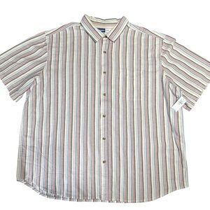 Old Navy Multicolor Striped Button-Down Shirt